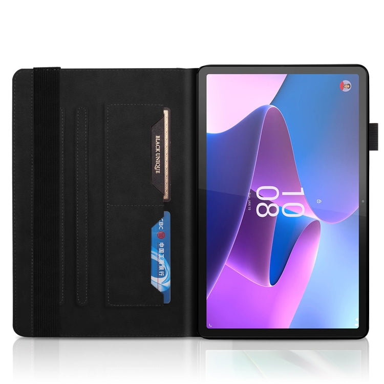 For Lenovo Tab P11 Pro Gen 2 Life Tree Series Horizontal Flip Leather Case with Holder(Black) - Lenovo by PMC TechLife | Online Shopping South Africa | PMC TechLife | Buy Now Pay Later Mobicred