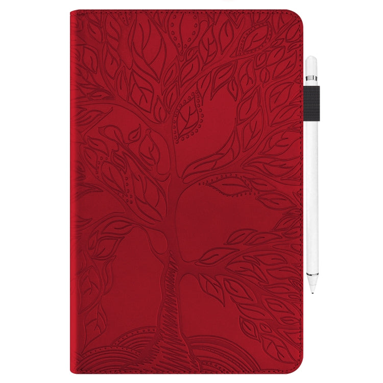 For Lenovo Tab P11 Pro Gen 2 Life Tree Series Horizontal Flip Leather Case with Holder(Red) - Lenovo by PMC TechLife | Online Shopping South Africa | PMC TechLife | Buy Now Pay Later Mobicred