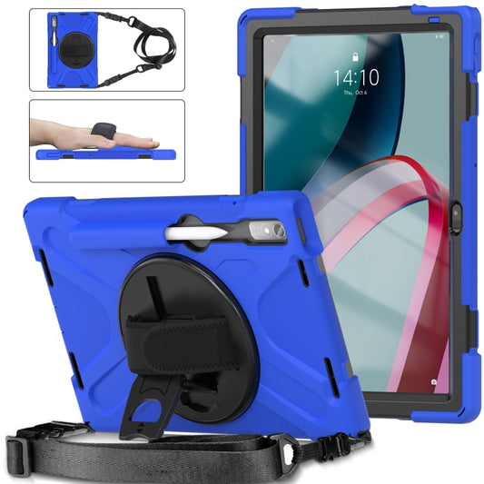 For Lenovo Pad Pro 11.2 2022 TB-138FC/132FU Silicone + PC Protective Tablet Case(Blue) - Lenovo by PMC Jewellery | Online Shopping South Africa | PMC Jewellery | Buy Now Pay Later Mobicred