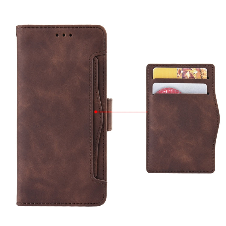 For Blackview BV7100 Skin Feel Calf Texture Card Slots Leather Phone Case(Brown) - More Brand by PMC Jewellery | Online Shopping South Africa | PMC Jewellery | Buy Now Pay Later Mobicred