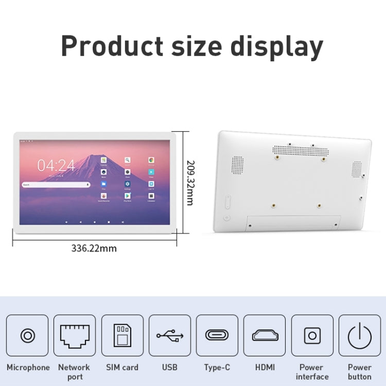 HSD1493T 14 inch IPS Display Advertising Machine RK3566 4GB+32GB(Black) - 11-15 inch by PMc TechLife | Online Shopping South Africa | PMc TechLife | Buy Now Pay Later Mobicred
