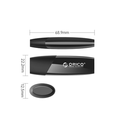 ORCIO USB3.0 U Disk Drive, Read: 100MB/s, Write: 15MB/s, Memory:128GB, Port:USB-A(Black) - USB Flash Drives by ORICO | Online Shopping South Africa | PMC Jewellery | Buy Now Pay Later Mobicred