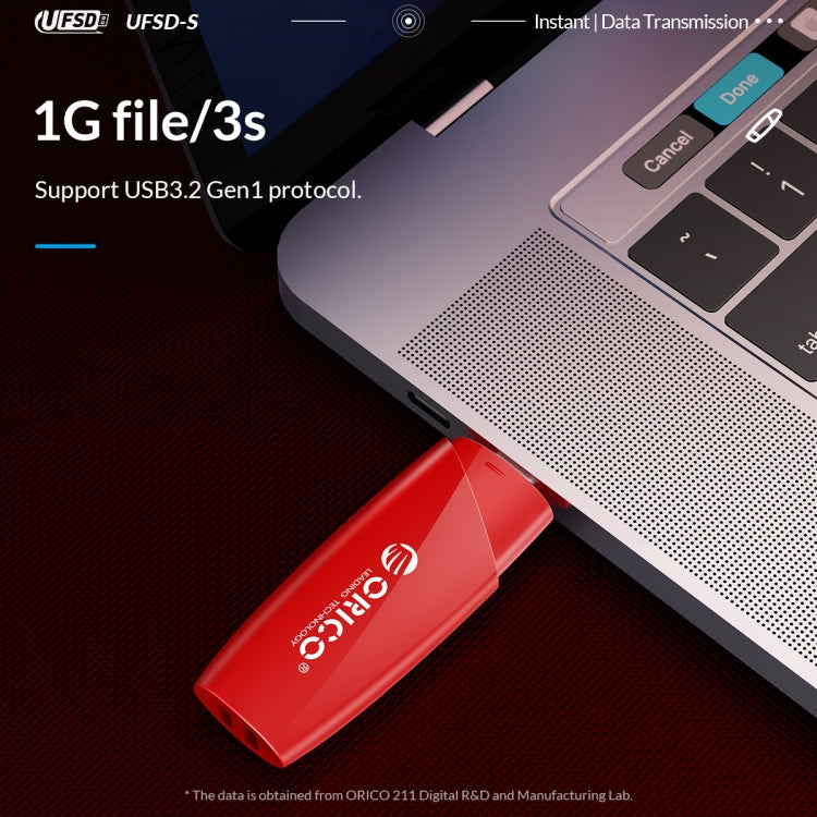 ORICO UFS Flash Drive, Read: 450MB/s, Write: 350MB/s, Memory:64GB, Port:USB-A(Black) - free shipping - PMC Jewellery - Order now!
