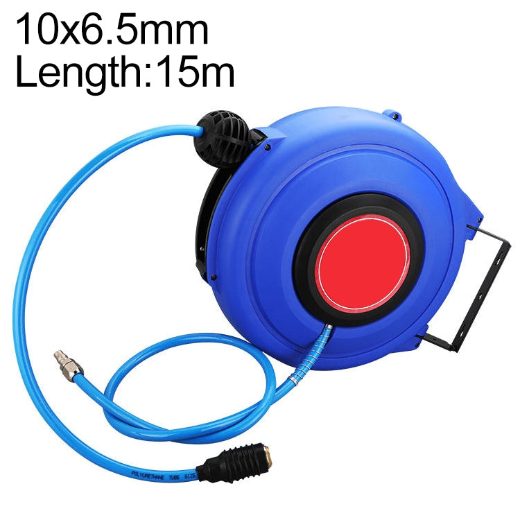 LAIZE Automatic Retractable Air Hose Reel Pneumatic PU Tube, Specification:10x6.5mm, 15m - free shipping - PMC TechLife - Order now!