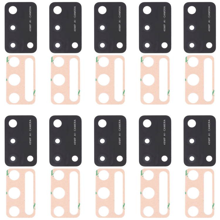 For OPPO A74 4G/F19 10 PCS Back Camera Lens - Camera Series by PMC TechLife | Online Shopping South Africa | PMC TechLife