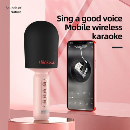 Lenovo ThinkPlus M1 Wireless Handheld Microphone Karaoke Speaker(Pink) - Microphone by Lenovo | Online Shopping South Africa | PMC Jewellery | Buy Now Pay Later Mobicred