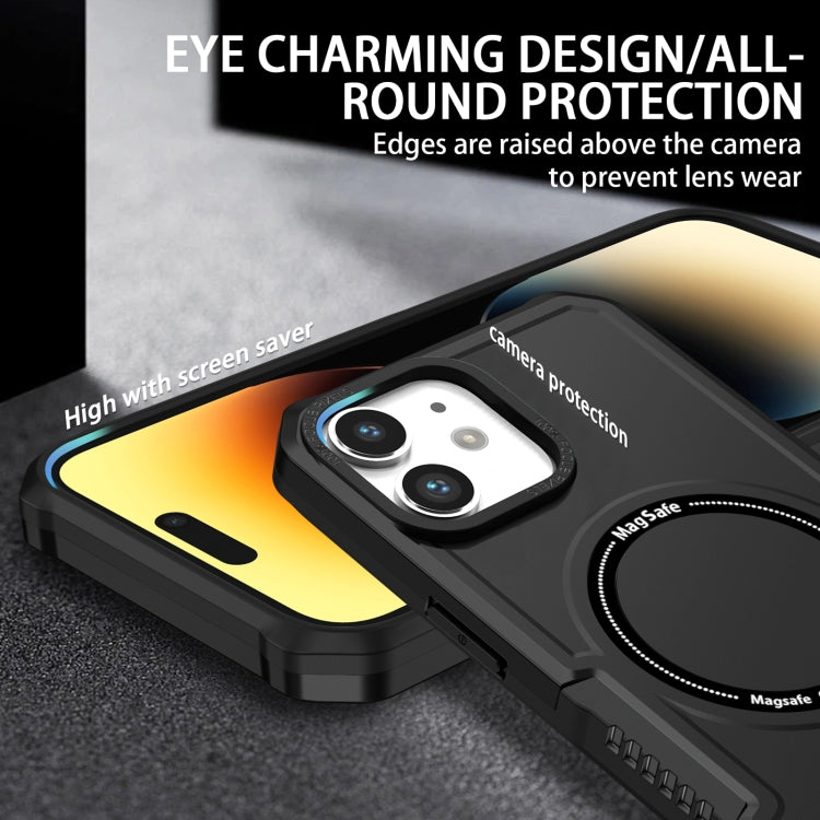 For iPhone 11 MagSafe Shockproof Armor Phone Case(Black) - iPhone 11 Cases by PMC TechLife | Online Shopping South Africa | PMC TechLife