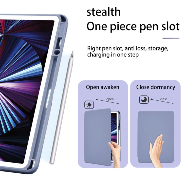 For Huawei MatePad Pro 11 2022 Acrylic 360 Degree Rotation Holder Tablet Leather Case(Grey) - Huawei by PMC TechLife | Online Shopping South Africa | PMC TechLife | Buy Now Pay Later Mobicred