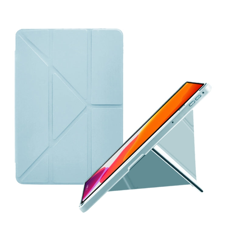 For OPPO Pad 11 2022 Acrylic 2 in 1 Y-fold Smart Leather Tablet Case(Ice White) - OPPO by PMC TechLife | Online Shopping South Africa | PMC TechLife | Buy Now Pay Later Mobicred