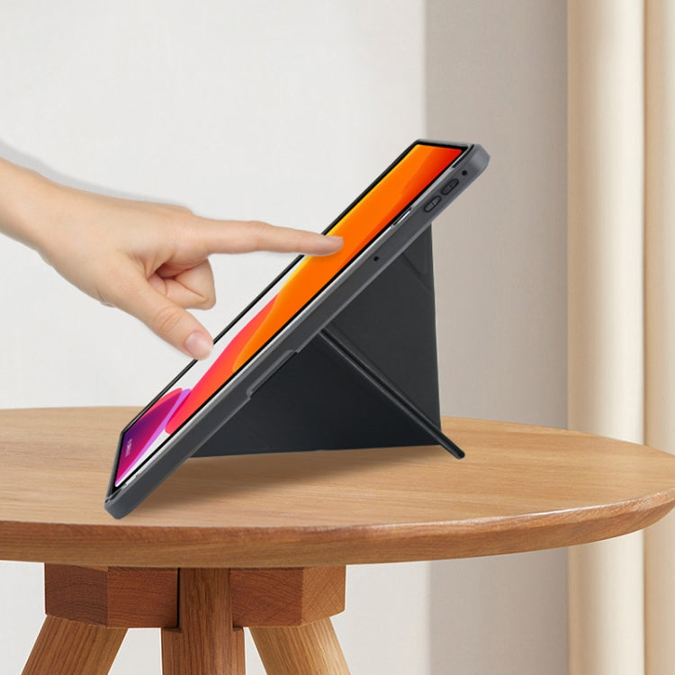 For OPPO Pad 11 2022 Acrylic 2 in 1 Y-fold Smart Leather Tablet Case(Emerald) - OPPO by PMC TechLife | Online Shopping South Africa | PMC TechLife | Buy Now Pay Later Mobicred