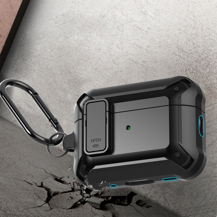 For AirPods Pro 2 Bumblebee Wireless Earphones Silicone Case with Switch & Lanyard Hole(Black) - For AirPods Pro 2 by PMC Jewellery | Online Shopping South Africa | PMC Jewellery | Buy Now Pay Later Mobicred