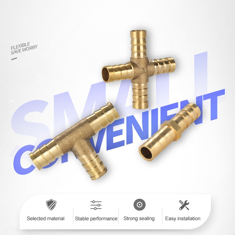 LAIZE 2pcs Pagoda T-type Three Way Pneumatic Components, Caliber:8mm - Interface Series by LAIZE | Online Shopping South Africa | PMC TechLife | Buy Now Pay Later Mobicred