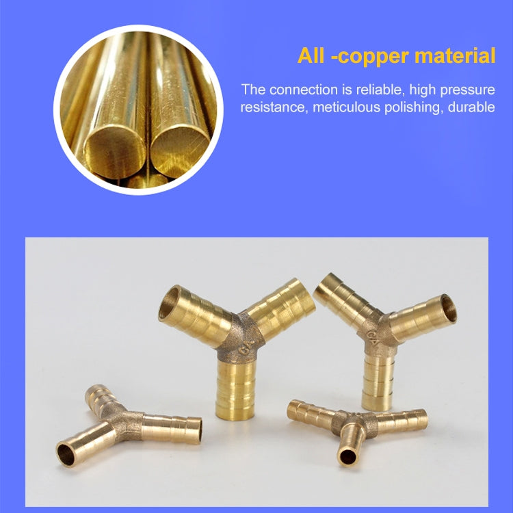 LAIZE 10pcs Pagoda Two way Pneumatic Components, Caliber:10mm - Interface Series by LAIZE | Online Shopping South Africa | PMC TechLife | Buy Now Pay Later Mobicred