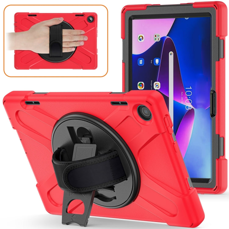 For Lenovo Tab M10 10.1 3rd Gen Silicone + PC Protective Tablet Case(Red) - Lenovo by PMC TechLife | Online Shopping South Africa | PMC TechLife | Buy Now Pay Later Mobicred