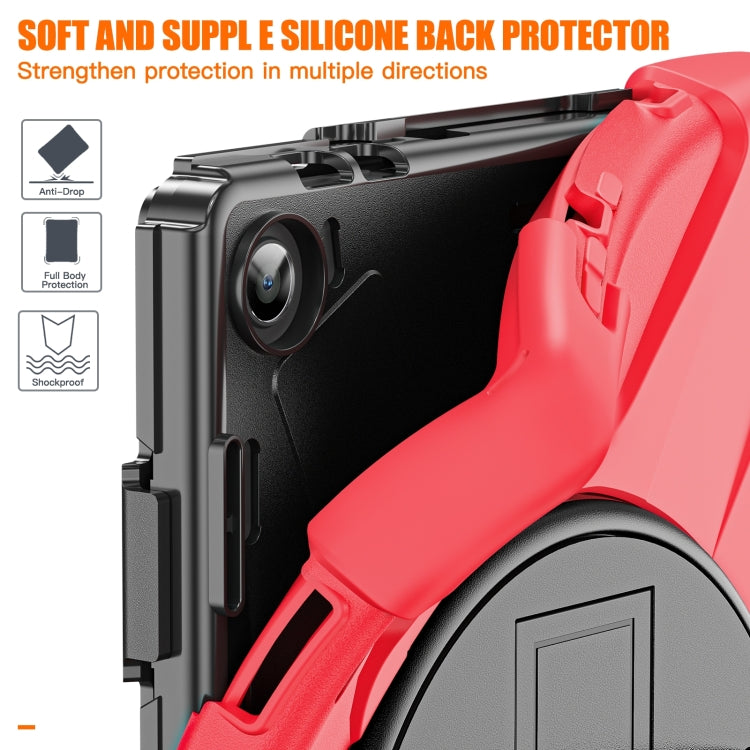 For Lenovo Tab M10 10.1 3rd Gen Silicone + PC Protective Tablet Case(Red) - Lenovo by PMC TechLife | Online Shopping South Africa | PMC TechLife | Buy Now Pay Later Mobicred