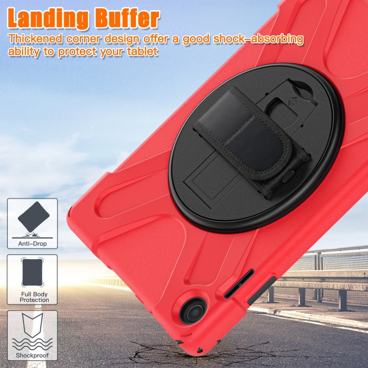 For Lenovo Tab M10 10.1 3rd Gen Silicone + PC Protective Tablet Case(Red) - Lenovo by PMC TechLife | Online Shopping South Africa | PMC TechLife | Buy Now Pay Later Mobicred