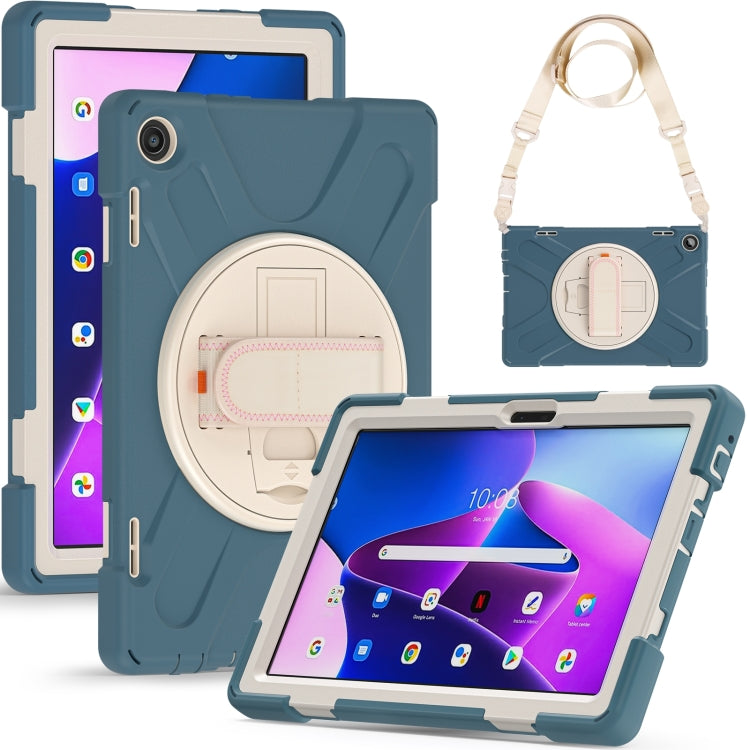 For Lenovo Tab M10 10.1 3rd Gen Silicone + PC Protective Tablet Case(Cornflower Blue) - Lenovo by PMC TechLife | Online Shopping South Africa | PMC TechLife | Buy Now Pay Later Mobicred
