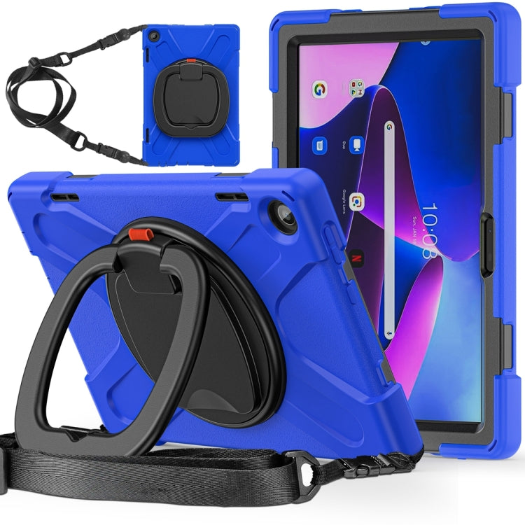 For Lenovo Tab M10 10.1 3rd Gen Silicone + PC Protective Tablet Case(Blue) - Lenovo by PMC TechLife | Online Shopping South Africa | PMC TechLife | Buy Now Pay Later Mobicred