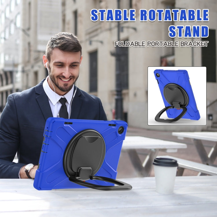 For Lenovo Tab M10 10.1 3rd Gen Silicone + PC Protective Tablet Case(Blue) - Lenovo by PMC TechLife | Online Shopping South Africa | PMC TechLife | Buy Now Pay Later Mobicred