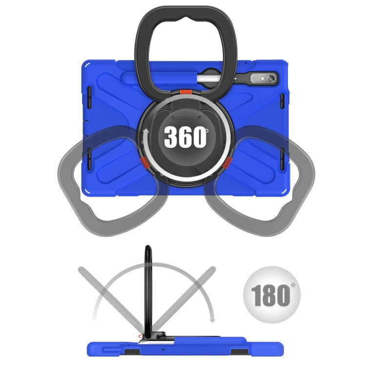 For Lenovo Pad Pro 2022 11.2 inch Silicone + PC Protective Tablet Case(Blue) - Lenovo by PMC TechLife | Online Shopping South Africa | PMC TechLife | Buy Now Pay Later Mobicred