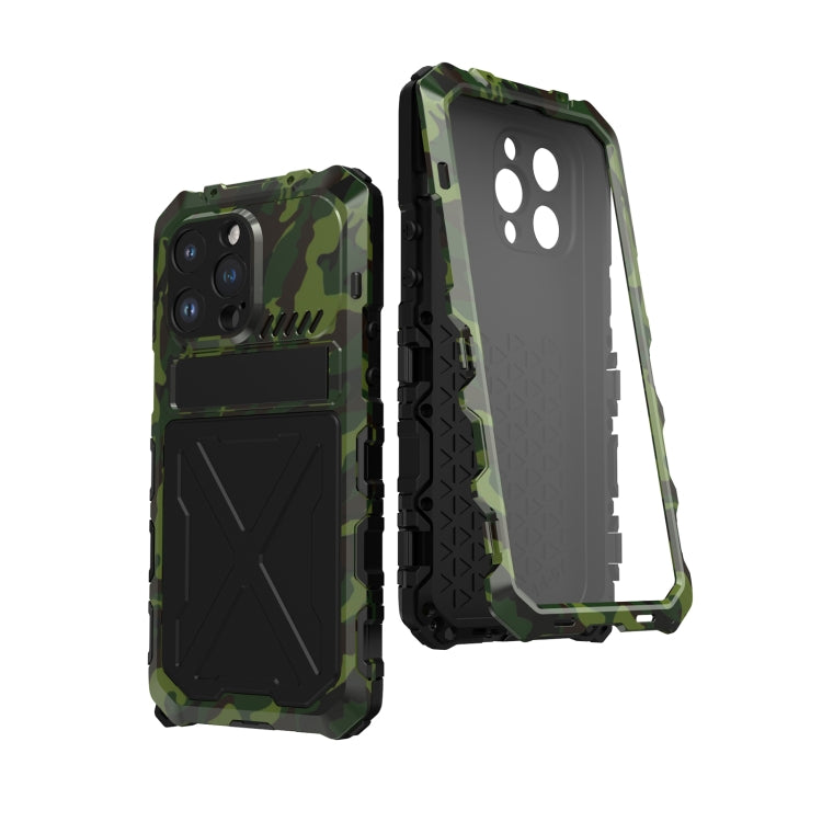 For iPhone 14 Pro R-JUST Life Waterproof Dustproof Shockproof Phone Case(Green) - iPhone 14 Pro Cases by R-JUST | Online Shopping South Africa | PMC TechLife | Buy Now Pay Later Mobicred