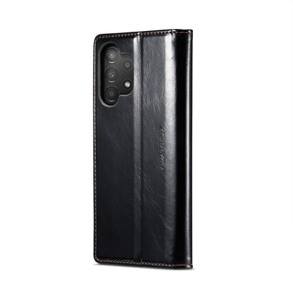 For Samsung Galaxy A13 4G/A13 5G/A04S/A04/M13 5G CaseMe 003 Crazy Horse Texture Leather Phone Case(Black) - Galaxy Phone Cases by CaseMe | Online Shopping South Africa | PMC Jewellery | Buy Now Pay Later Mobicred