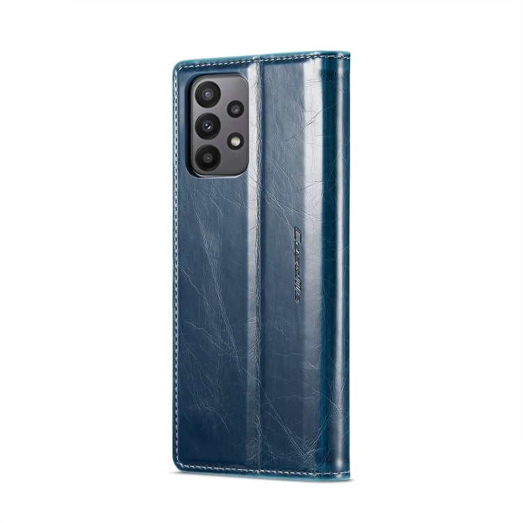 For Samsung Galaxy A23 / M23 CaseMe 003 Crazy Horse Texture Leather Phone Case(Blue) - Galaxy Phone Cases by CaseMe | Online Shopping South Africa | PMC Jewellery | Buy Now Pay Later Mobicred