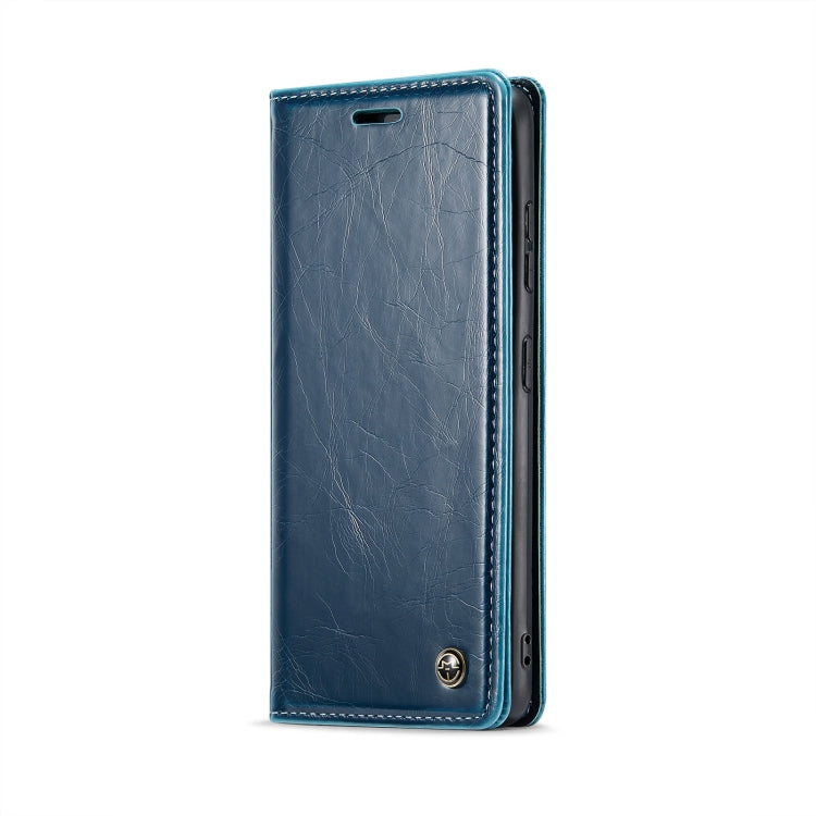 For Samsung Galaxy S20 FE CaseMe 003 Crazy Horse Texture Leather Phone Case(Blue) - Galaxy Phone Cases by CaseMe | Online Shopping South Africa | PMC Jewellery | Buy Now Pay Later Mobicred