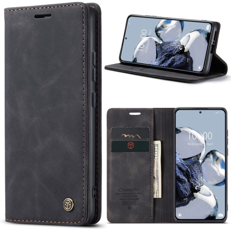 For Xiaomi 12T / 12T Pro CaseMe 013 Multifunctional Horizontal Flip Leather Phone Case(Black) - Xiaomi Cases by CaseMe | Online Shopping South Africa | PMC Jewellery | Buy Now Pay Later Mobicred