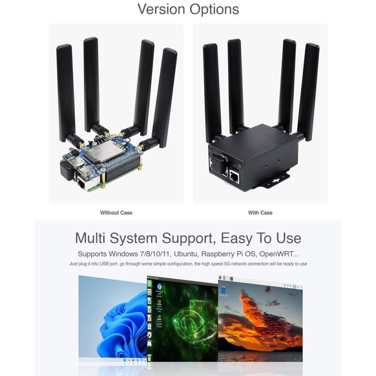 Waveshare SIM8262E-M2/SIM8202G-M2 5G HAT for Raspberry Pi - free shipping - PMC Jewellery - Order now!