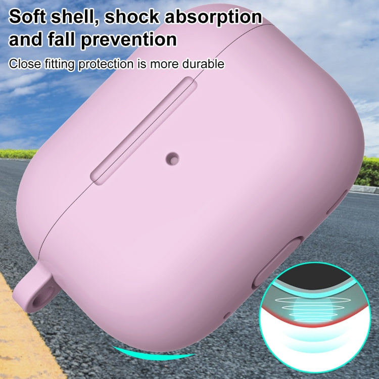 For AirPods Pro 2 Thickened One-piece Shockproof Earphone Case(Purple) - For AirPods Pro 2 by PMC Jewellery | Online Shopping South Africa | PMC Jewellery | Buy Now Pay Later Mobicred