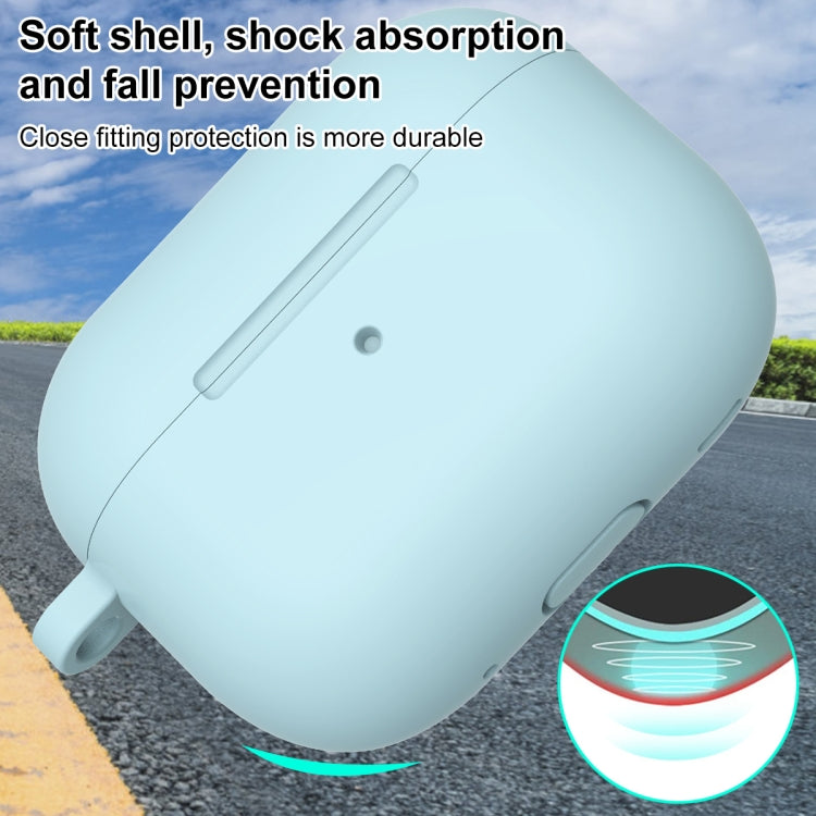 For AirPods Pro 2 Thickened One-piece Shockproof Earphone Case(Light Green) - For AirPods Pro 2 by PMC Jewellery | Online Shopping South Africa | PMC Jewellery | Buy Now Pay Later Mobicred