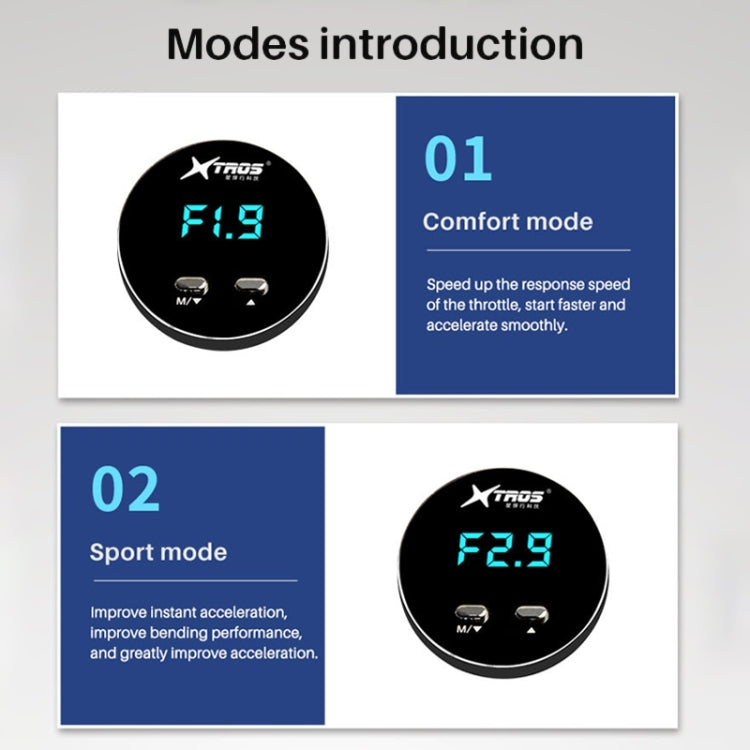 For Ford Focus 2011- TROS CK Car Potent Booster Electronic Throttle Controller - Car Modification by TROS | Online Shopping South Africa | PMC Jewellery | Buy Now Pay Later Mobicred