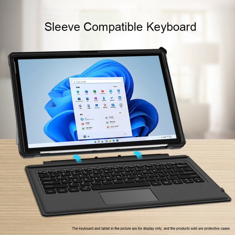 For Microsoft Surface Pro 9 Striped Hollow Tablet Case(Black) - free shipping - PMC TechLife - Order now!