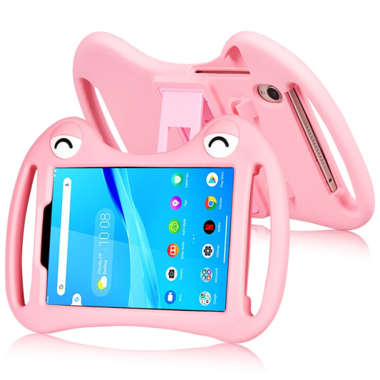 For TCL Tab 8 4G Cartoon Silicone Shockproof Protective Tablet Case with Stand & Handheld(Pink) - Others by PMC Jewellery | Online Shopping South Africa | PMC Jewellery | Buy Now Pay Later Mobicred