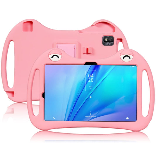 For TCL Tab 10s 2021 Cartoon Silicone Shockproof Protective Tablet Case with Stand(Pink) - Others by PMC Jewellery | Online Shopping South Africa | PMC Jewellery | Buy Now Pay Later Mobicred