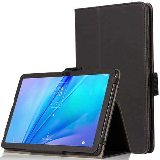 For TCL Tab 10s 5G Skin Texture All inclusive Leather Tablet Case(Black) - Others by PMC Jewellery | Online Shopping South Africa | PMC Jewellery | Buy Now Pay Later Mobicred