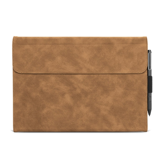 For Microsoft Surface Pro 9 / Surface Pro 10 Sheepskin All-Inclusive Shockproof Protective Case(Brown) - Others by PMC Jewellery | Online Shopping South Africa | PMC Jewellery | Buy Now Pay Later Mobicred