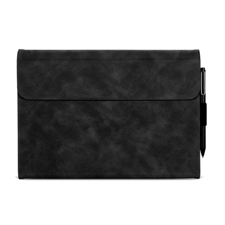 For Microsoft Surface Pro 9 / Surface Pro 10 Sheepskin All-Inclusive Shockproof Protective Case(Black) - Others by PMC TechLife | Online Shopping South Africa | PMC TechLife | Buy Now Pay Later Mobicred