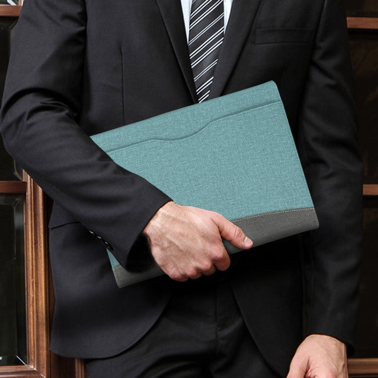 For Microsoft Surface Go 3 / 2 / 1 Cloth Texture Stitching Leather Tablet Case(Black Grey) - Others by PMC TechLife | Online Shopping South Africa | PMC TechLife | Buy Now Pay Later Mobicred