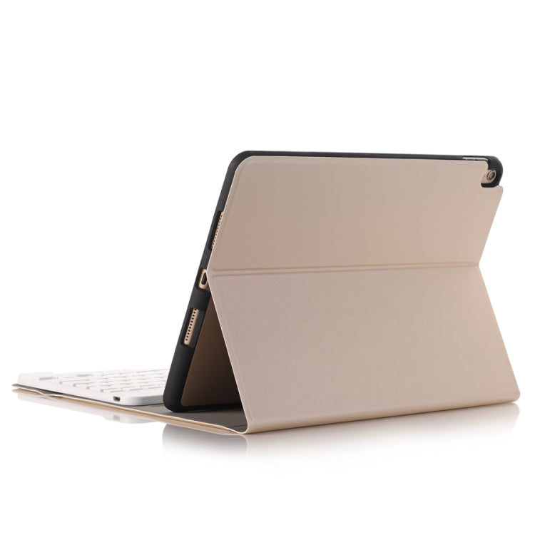 Detachable Bluetooth Keyboard Leather Tablet Case For iPad Air 3 / Pro 10.5 / 10.2 2021 & 2020 & 2019(Gold) - Universal by PMC TechLife | Online Shopping South Africa | PMC TechLife