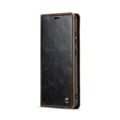 For Samsung Galaxy A30s／A50s／A50 CaseMe 003 Crazy Horse Texture Leather Phone Case(Coffee) - Galaxy Phone Cases by CaseMe | Online Shopping South Africa | PMC Jewellery | Buy Now Pay Later Mobicred