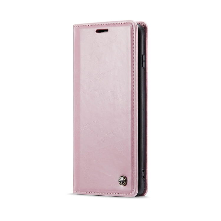 For Samsung Galaxy S10+ CaseMe 003 Crazy Horse Texture Leather Phone Case(Rose Gold) - Galaxy Phone Cases by CaseMe | Online Shopping South Africa | PMC Jewellery | Buy Now Pay Later Mobicred