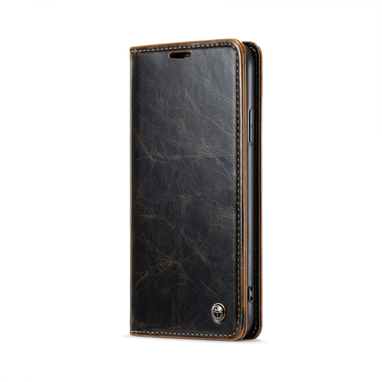 For iPhone 11 CaseMe 003 Crazy Horse Texture Leather Phone Case(Coffee) - iPhone 11 Cases by CaseMe | Online Shopping South Africa | PMC Jewellery | Buy Now Pay Later Mobicred