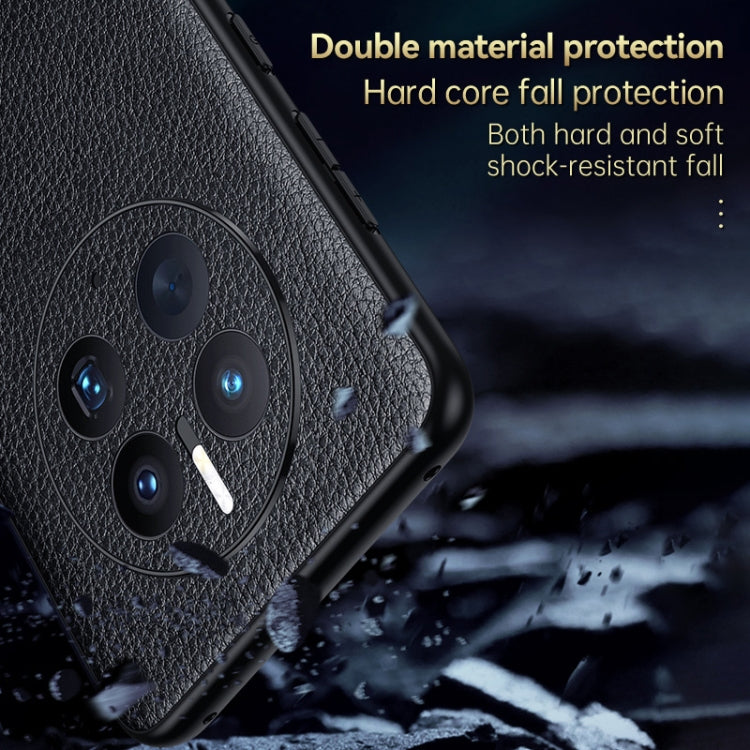 For Huawei Mate 50 Pro SULADA Invisible Bracket Leather Back Cover Phone Case(Orange) - Huawei Cases by SULADA | Online Shopping South Africa | PMC TechLife | Buy Now Pay Later Mobicred