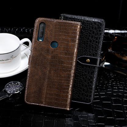 For Alcatel 1S 2020 idewei Crocodile Texture Horizontal Flip Leather Case with Holder & Card Slots & Wallet(Dark Blue) - More Brand by idewei | Online Shopping South Africa | PMC Jewellery | Buy Now Pay Later Mobicred