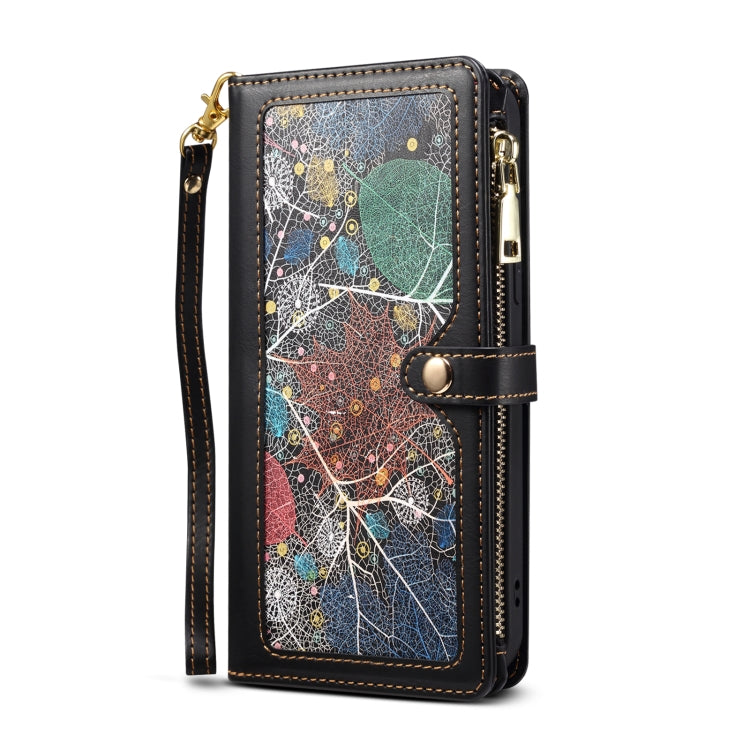 For Google Pixel 7 5G ESEBLE Star Series Lanyard Zipper Wallet RFID Leather Case(Black) - Google Cases by ESEBLE | Online Shopping South Africa | PMC TechLife | Buy Now Pay Later Mobicred