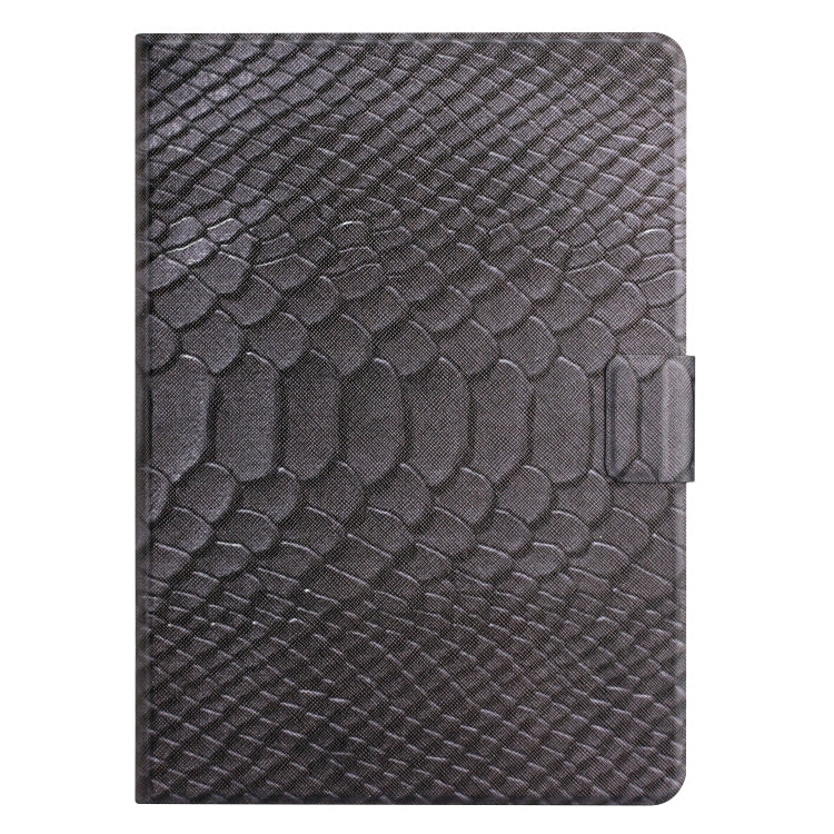 For Lenovo Tab M10 3rd Gen Solid Color Crocodile Texture Leather Smart Tablet Case(Black) - Lenovo by PMC TechLife | Online Shopping South Africa | PMC TechLife | Buy Now Pay Later Mobicred