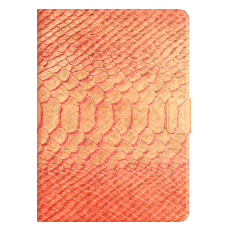 For Lenovo Tab P11 Solid Color Crocodile Texture Leather Smart Tablet Case(Orange) - Lenovo by PMC TechLife | Online Shopping South Africa | PMC TechLife | Buy Now Pay Later Mobicred