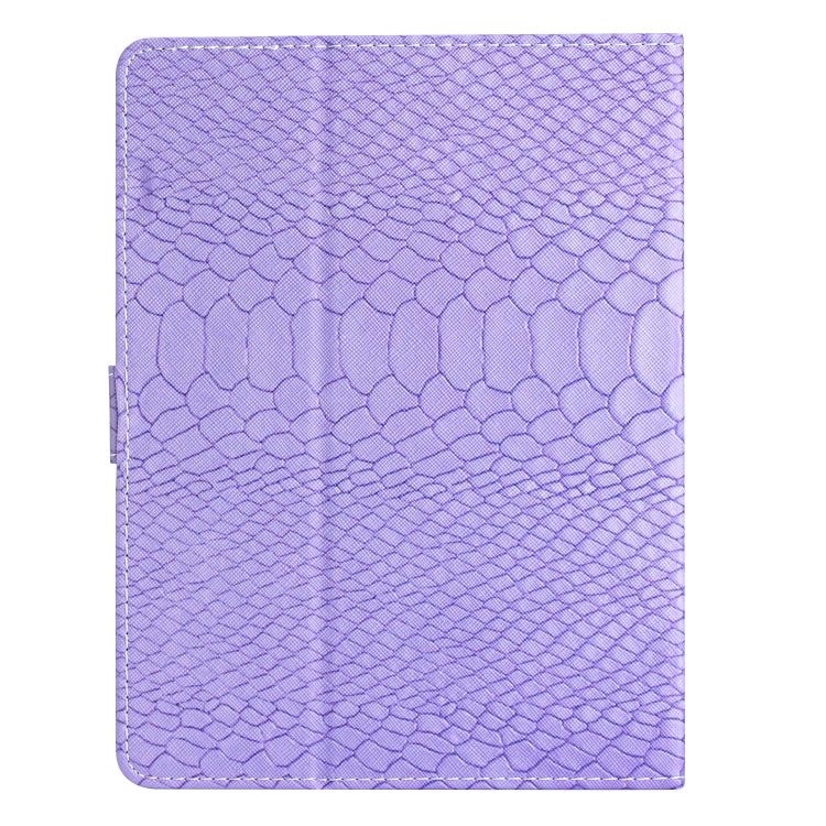For 10 inch Tablets Solid Color Crocodile Texture Leather Tablet Case(Purple) - Others by PMC TechLife | Online Shopping South Africa | PMC TechLife | Buy Now Pay Later Mobicred